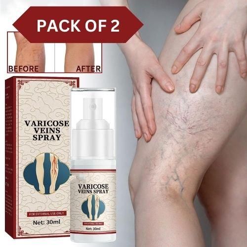 Vein Healing Varicose Veins Treatment Spray Pack of 2